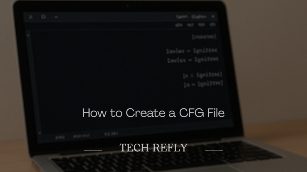 How to Create a CFG File
